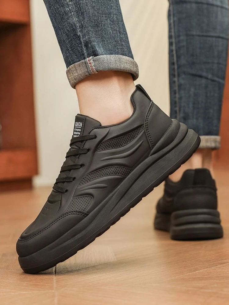 Men'S Fashion Deals - Korean Style Sneakers Safety Round Toe