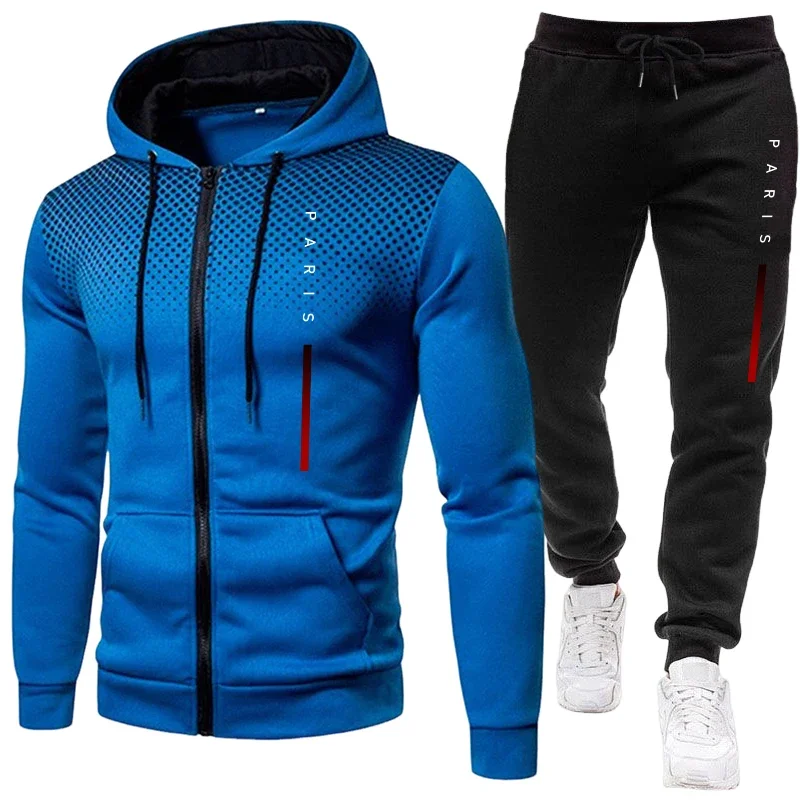 Men'S Fashion Zipper Hoodie - Fall Winter Daily Casual Sports Hoodie