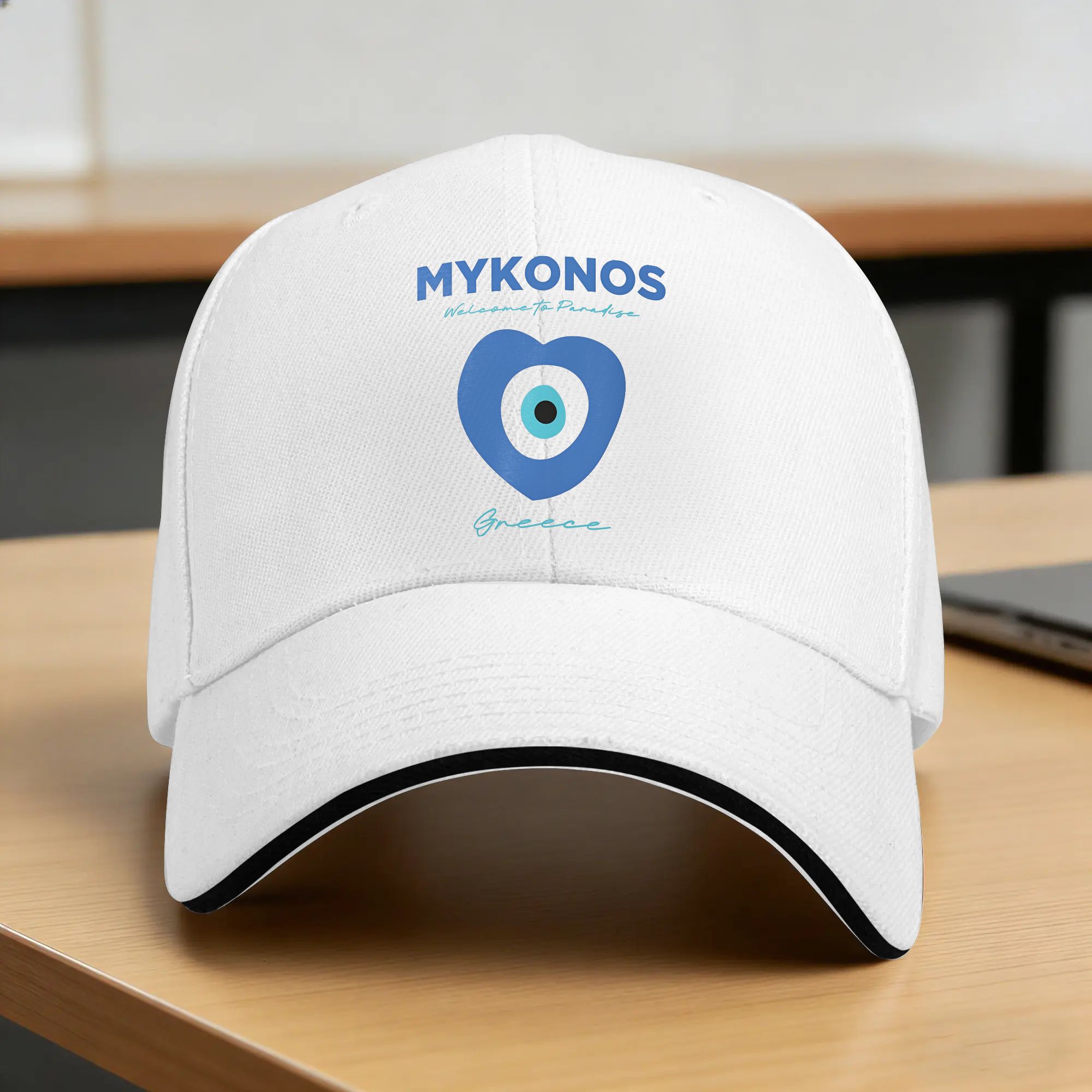Men'S Fashion Greece - MYKONOS-GREECE Sun Baseball Cap Summer Fashion