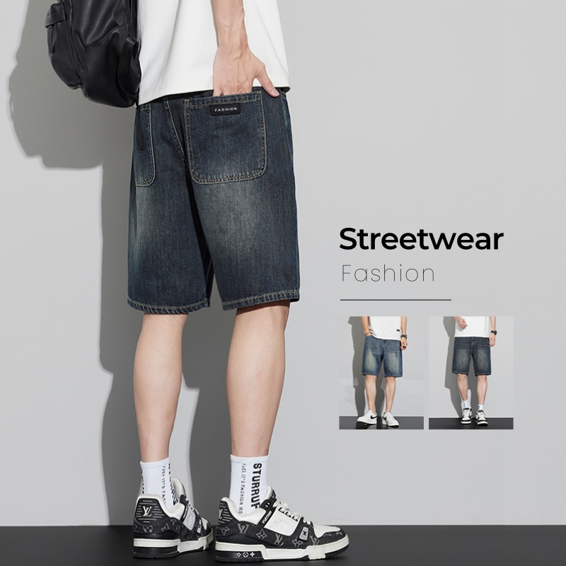Men'S Fashion Jeans - Men's Vintage Denim Shorts Summer Thin