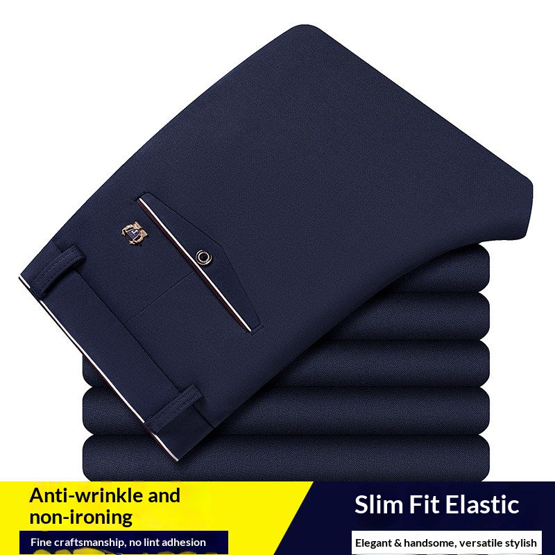 Formal Trouser Stretch - Men's Summer Formal Pants Thin Straight