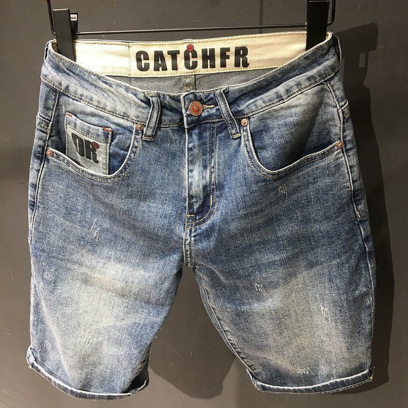 Men'S Fashion Jeans - Short Jeans Pants for Men Oversize