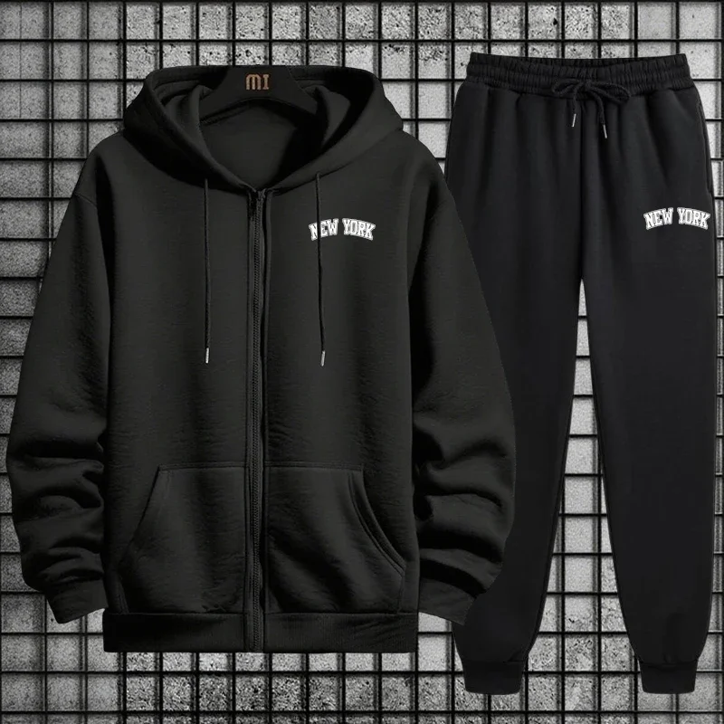 Men'S Fashion Zipper Hoodie - Men's Tracksuit Quality 2026 Spring Casual