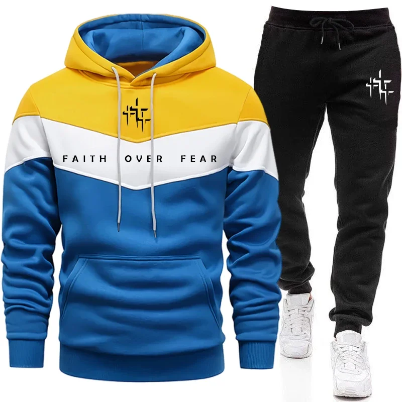 Faith Over Fear Men's Tracksui - огляд і ціна Men'S Winter Fashion