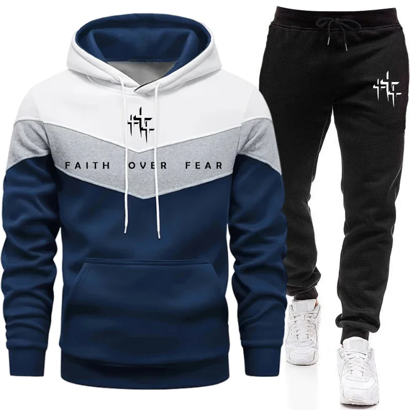 Faith Over Fear Men's Tracksui - огляд і ціна Men'S Winter Fashion