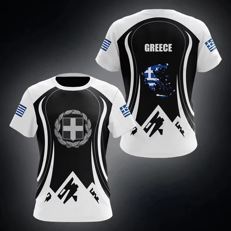 Greece Flag Map 3d Printed T S - огляд і ціна Men'S Fashion Greece