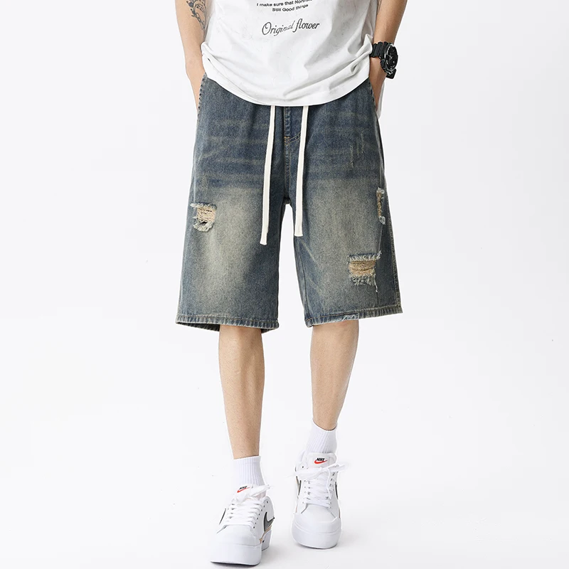 Summer Thin Denim Shorts Men's - огляд і ціна Men'S Fashion Jeans