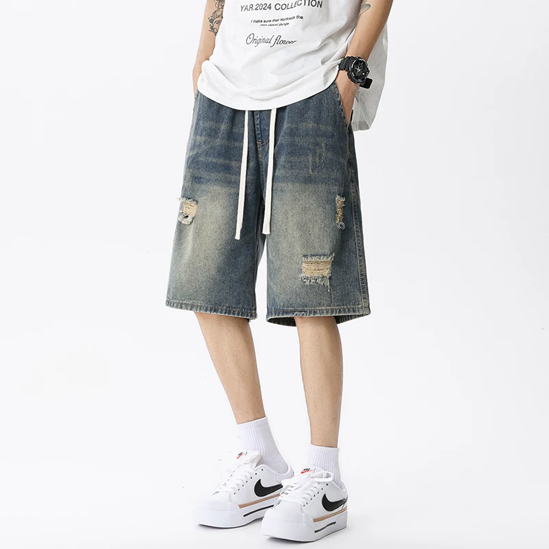 Summer Thin Denim Shorts Men's - огляд і ціна Men'S Fashion Jeans