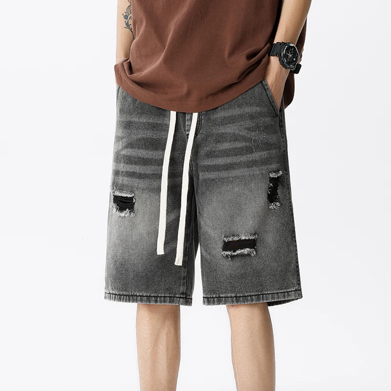 Summer Thin Denim Shorts Men's - огляд і ціна Men'S Fashion Jeans