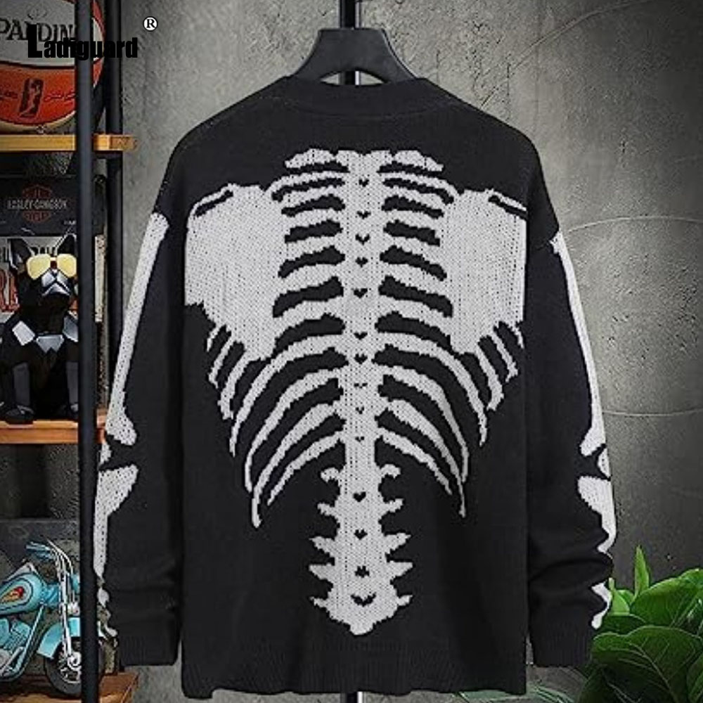 Ladiguard Men Retro Knitted Sw - огляд і ціна Men'S Fashion V Neck Sweater