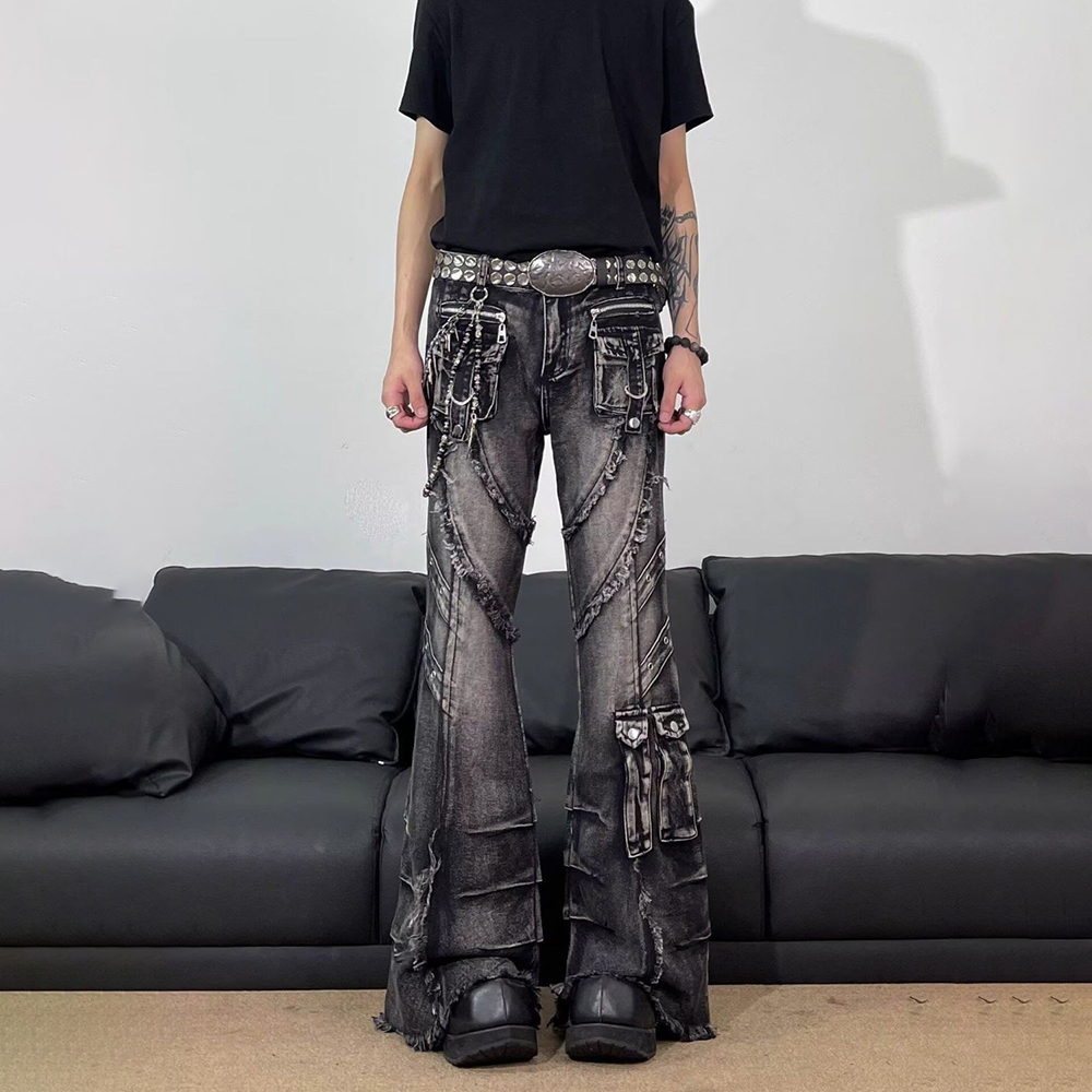 Mens Tassel Pocket Embellished - огляд і ціна Men'S Fashion Jeans And Boots