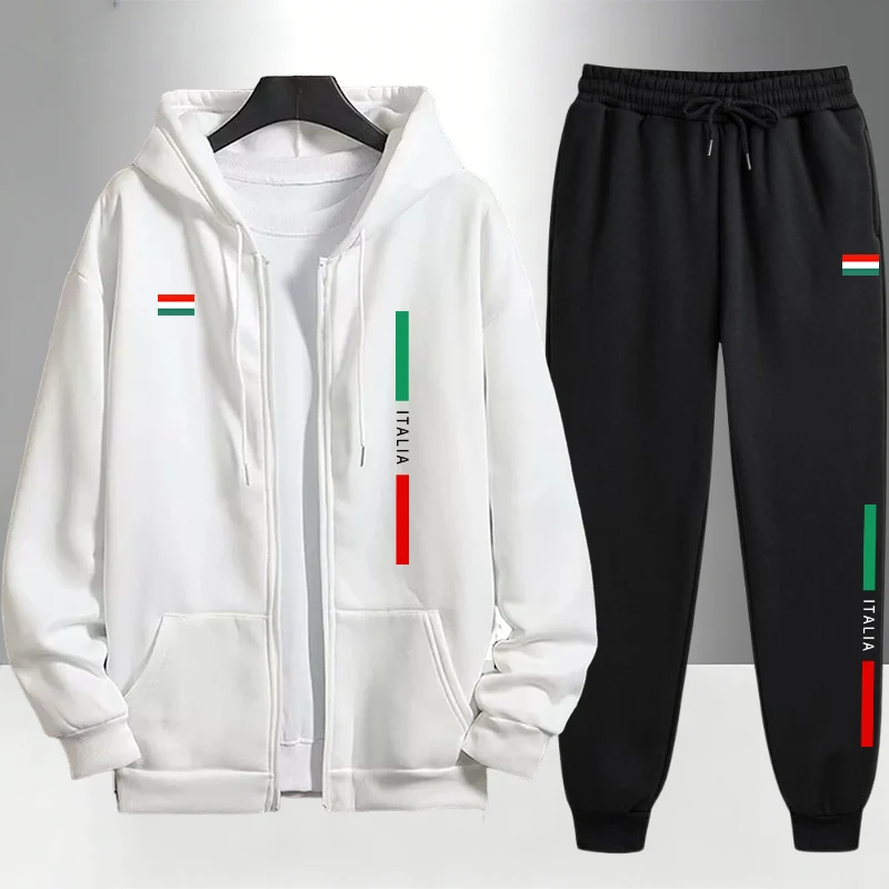 Italy Fashion Men's Set Zipper - огляд і ціна Men'S Fashion Zipper Hoodie