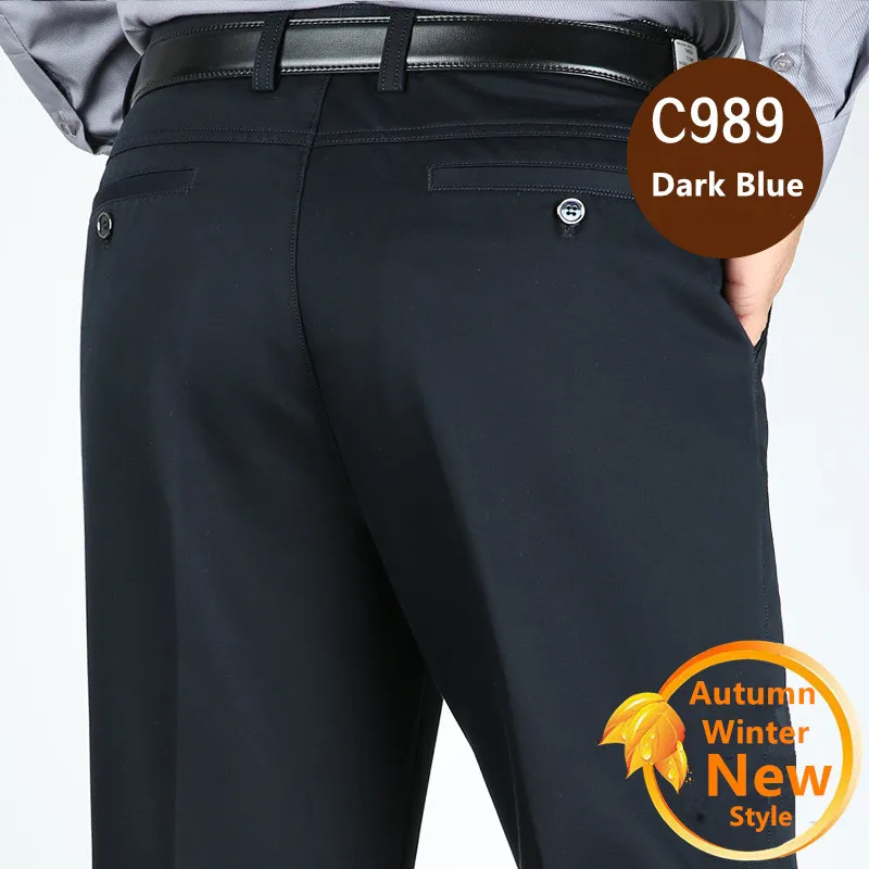 White Pants Men Office Formal  - огляд і ціна Formal Trouser Stretch