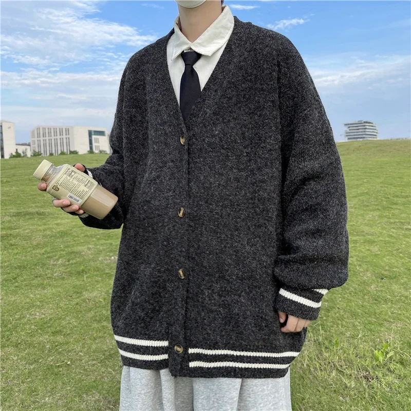 2024 Autumn Winter Lazy Fashio - огляд і ціна Men'S Fashion V Neck Sweater