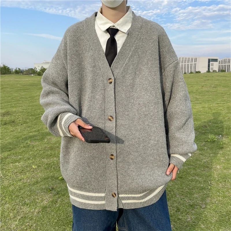 2024 Autumn Winter Lazy Fashio - огляд і ціна Men'S Fashion V Neck Sweater
