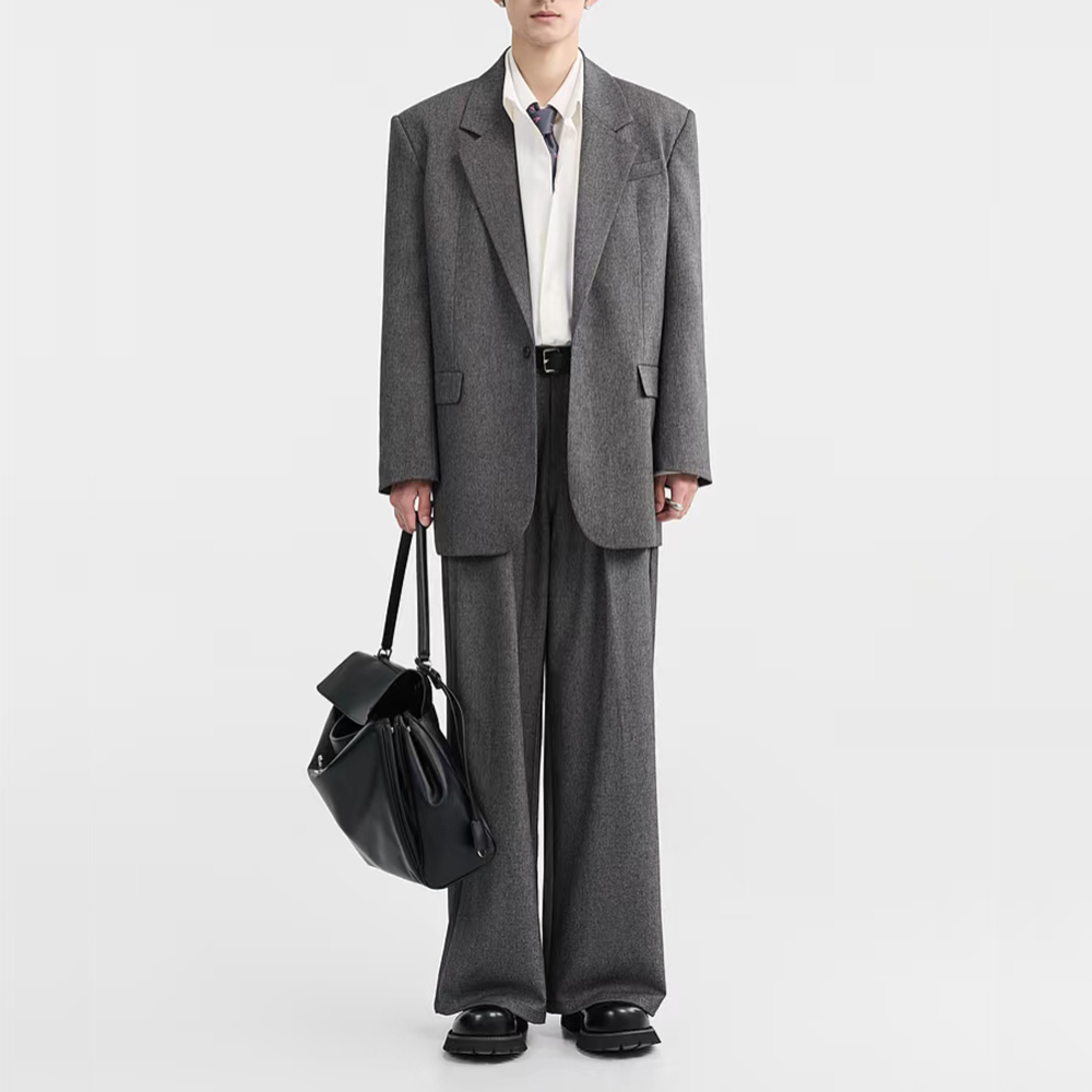 Fashion Dark Grey Loose Men's  - огляд і ціна Mens Fashion Dark Grey Pants