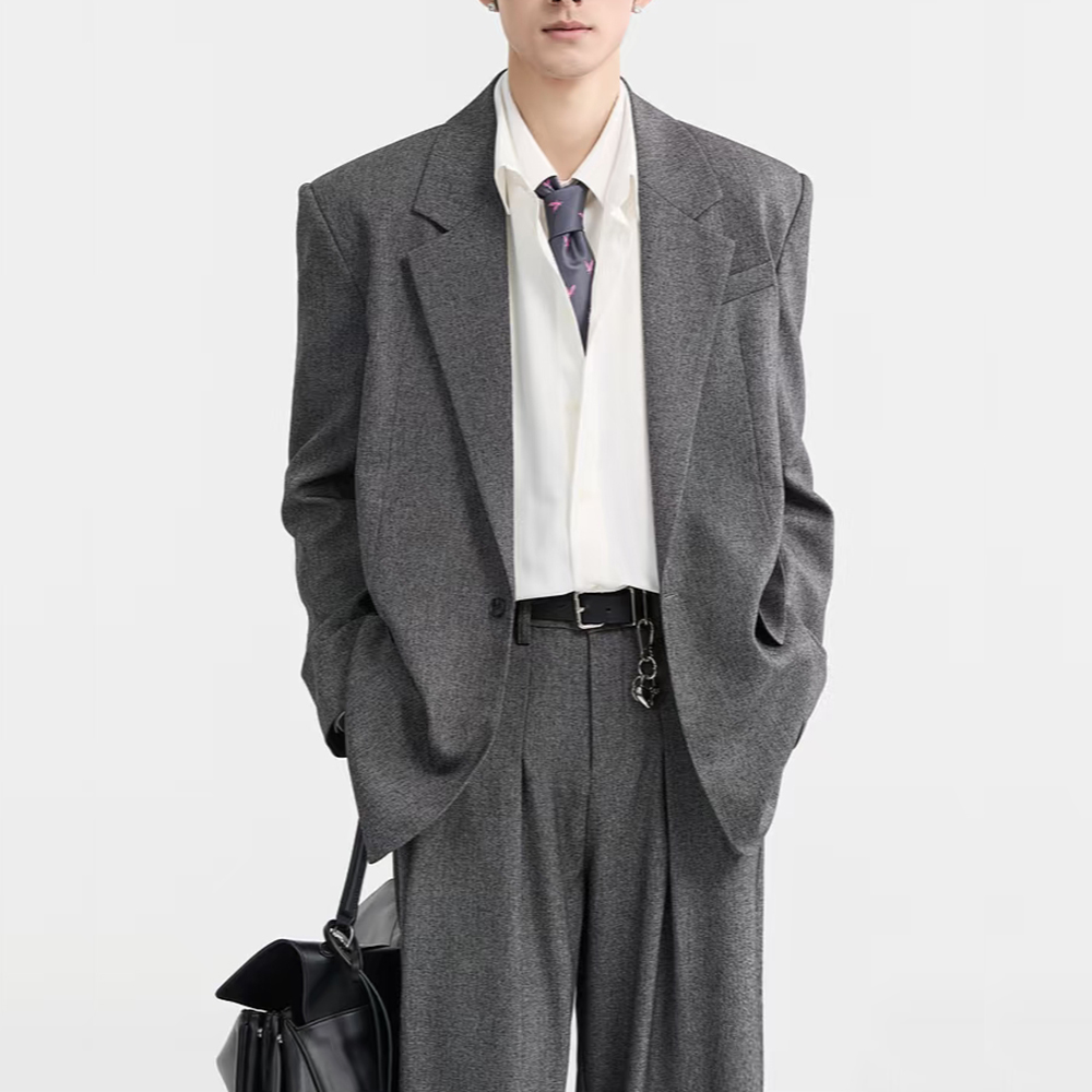 Fashion Dark Grey Loose Men's  - огляд і ціна Mens Fashion Dark Grey Pants