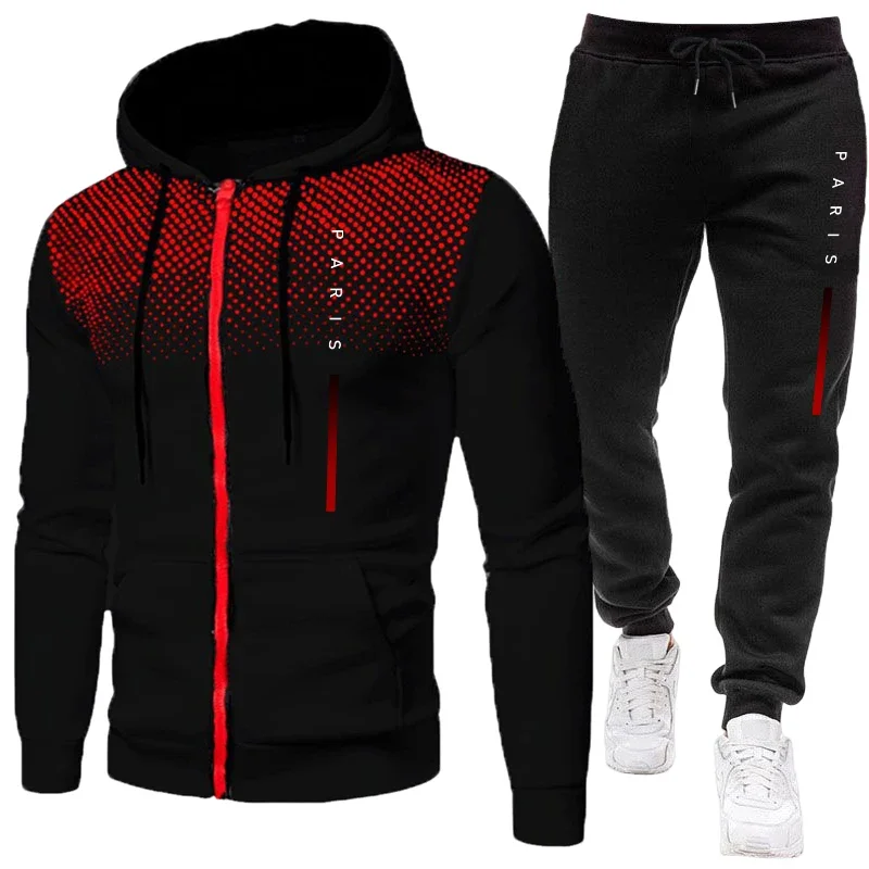 Fall Winter Daily Casual Sport - огляд і ціна Men'S Fashion Zipper Hoodie