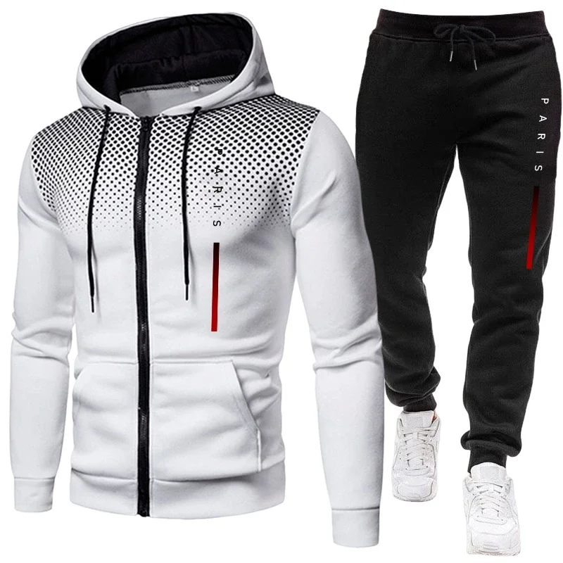 Fall Winter Daily Casual Sport - огляд і ціна Men'S Fashion Zipper Hoodie