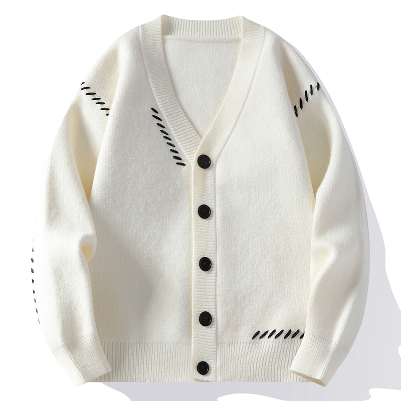 2024 Autumn/Winter New Men's C - огляд і ціна Men'S Fashion V Neck Sweater