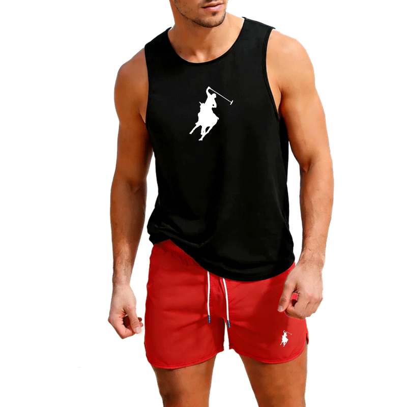 European Men Summer Vest and S - огляд і ціна Mens Fashion Summer