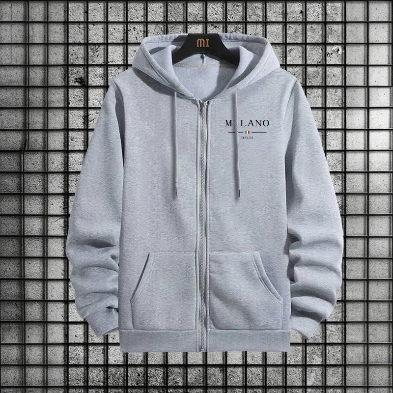 Spring 2026 Men's Tracksuit Ca - огляд і ціна Men'S Fashion Zipper Hoodie
