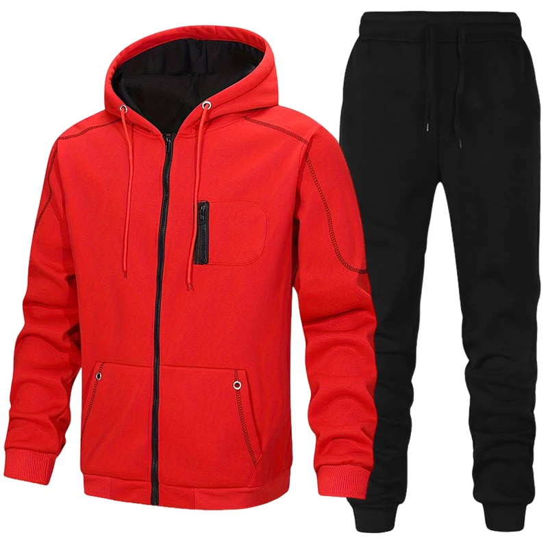 Fashion Men's Tracksuit Casual - огляд і ціна Men'S Fashion Zipper Hoodie