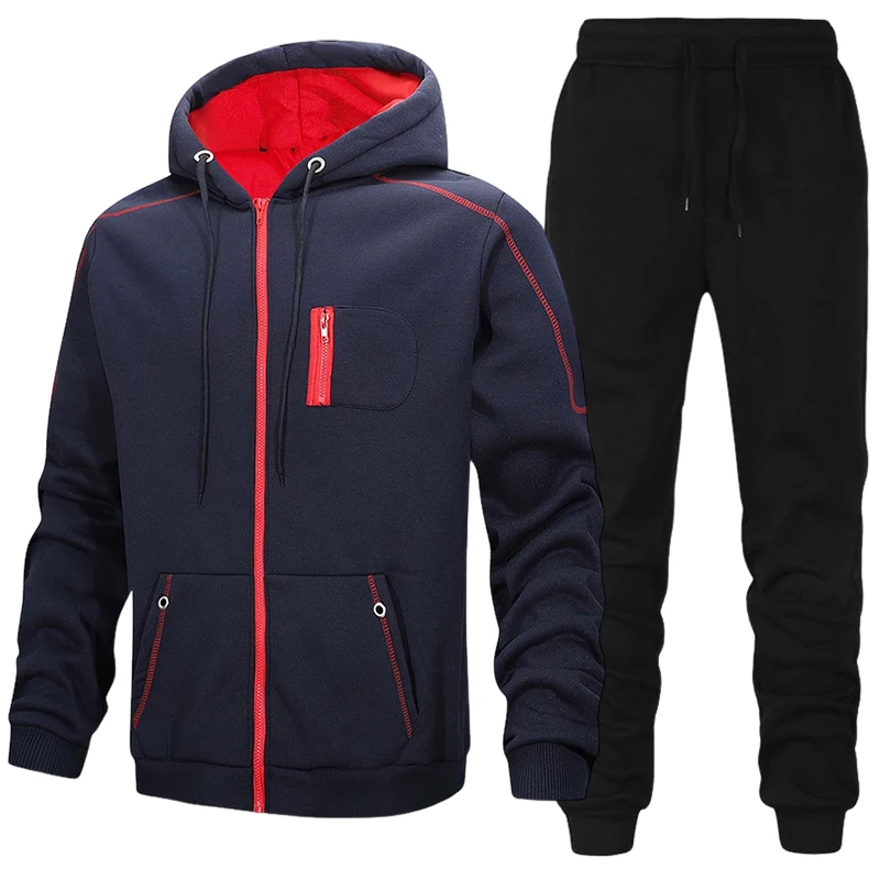 Fashion Men's Tracksuit Casual - огляд і ціна Men'S Fashion Zipper Hoodie