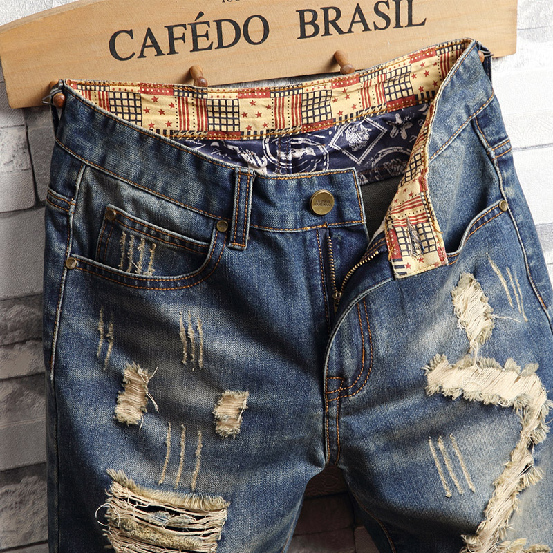 Ripped Hip-hop Denim Shorts Me - огляд і ціна Men'S Fashion Jeans