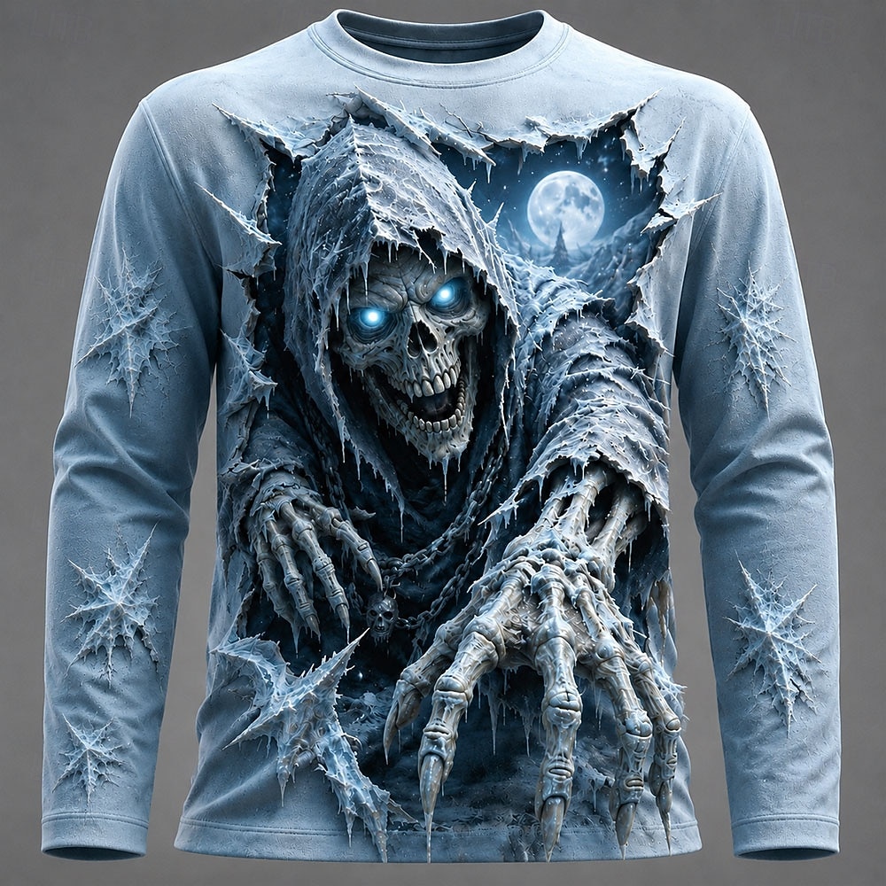 Halloween Men 3D Graphic Print - огляд і ціна Mens Fashion Summer