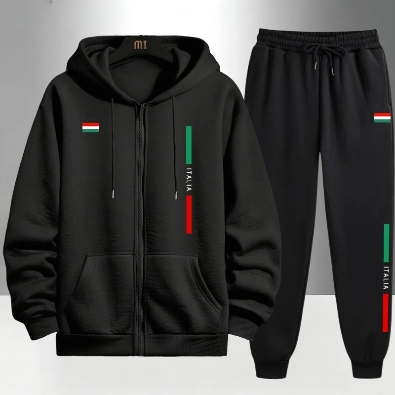 Italy Fashion Men's Set Zipper - огляд і ціна Men'S Fashion Zipper Hoodie
