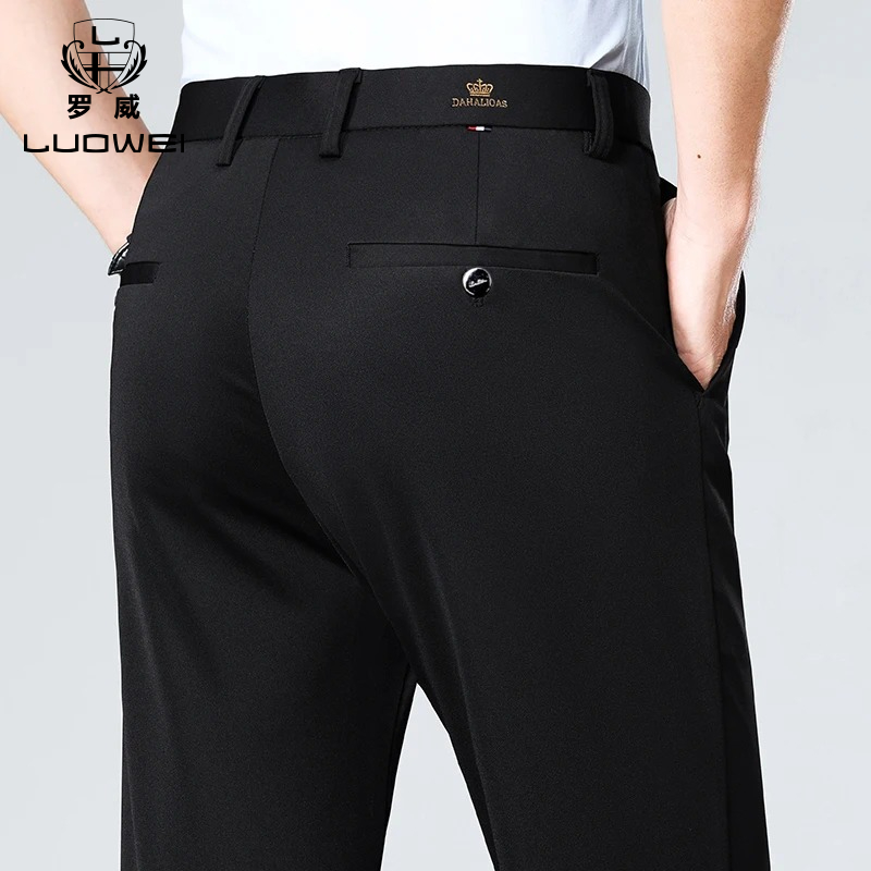 Brand Men Pant High-stretch Fa - огляд і ціна Formal Trouser Stretch