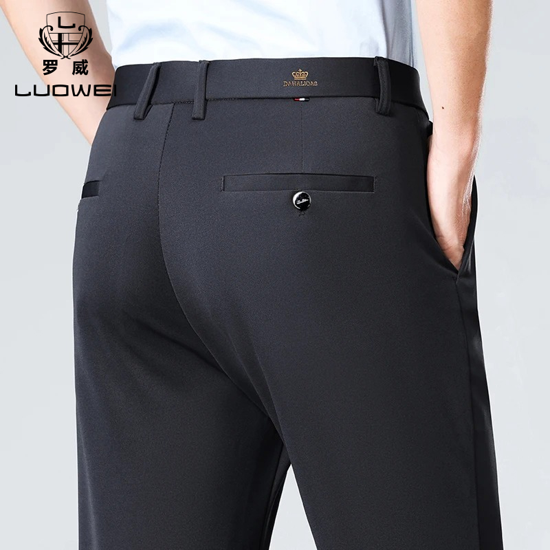 Brand Men Pant High-stretch Fa - огляд і ціна Formal Trouser Stretch