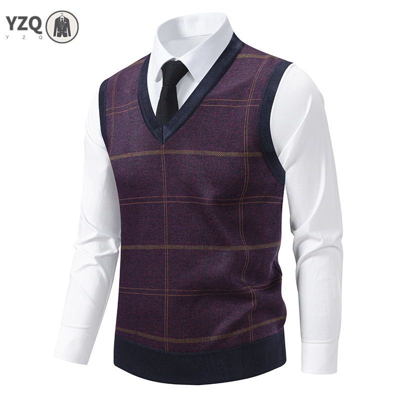Men's V-neck Knitted Sweater W - огляд і ціна Men'S Fashion V Neck Sweater