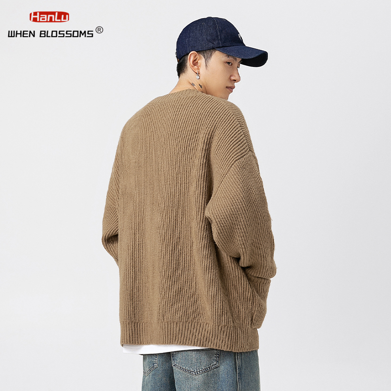 Korean Fashion Streetwear Sing - огляд і ціна Men'S Fashion V Neck Sweater
