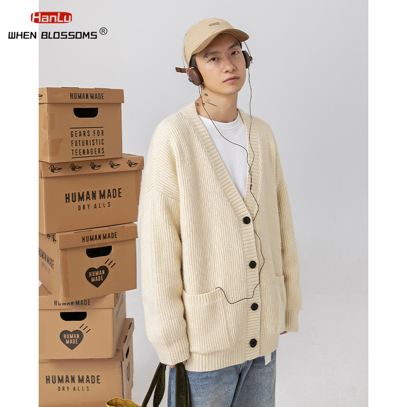 Korean Fashion Streetwear Sing - огляд і ціна Men'S Fashion V Neck Sweater