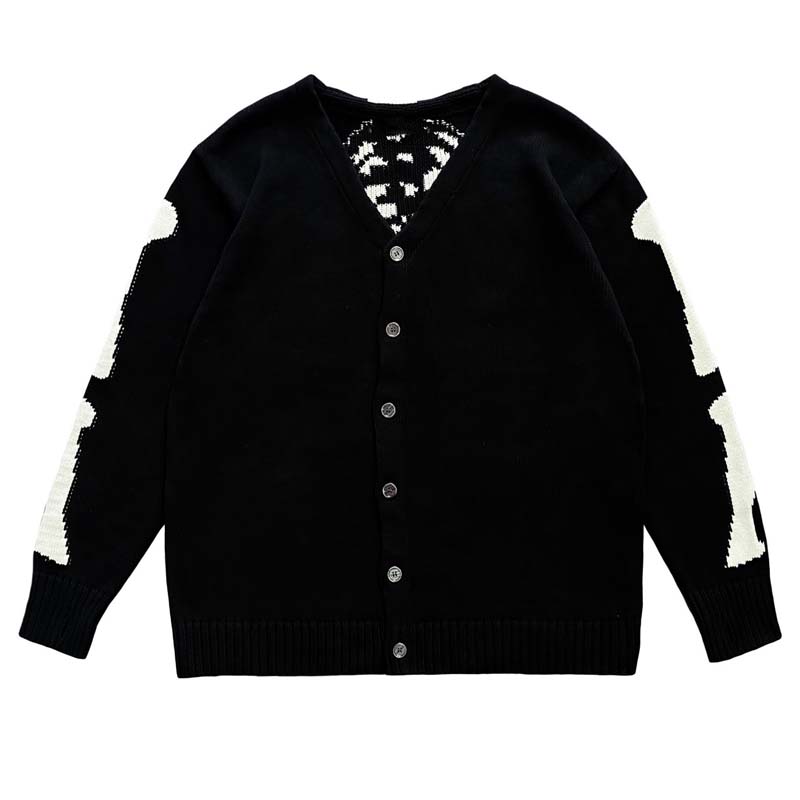Kapital Vintage Hirata Bone Sk - огляд і ціна Men'S Fashion V Neck Sweater