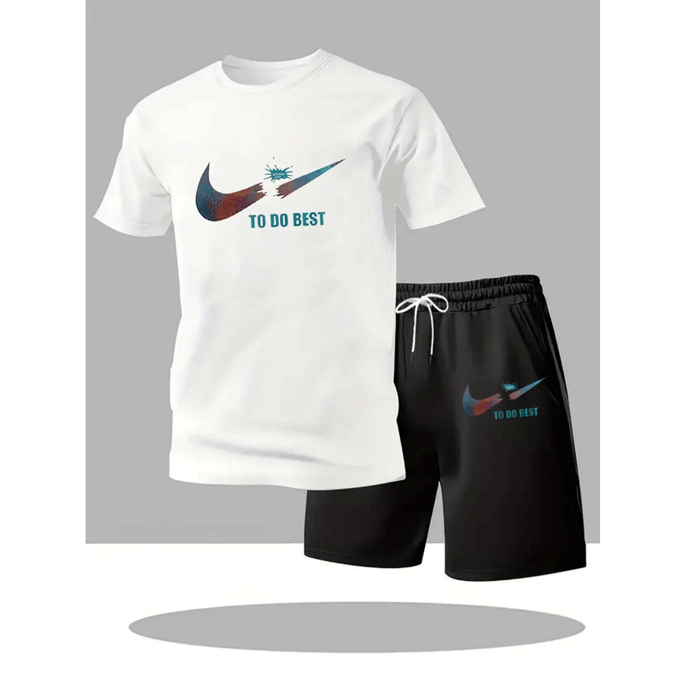 New Summer Sportswear Men's Su - огляд і ціна Mens Fashion Workwear