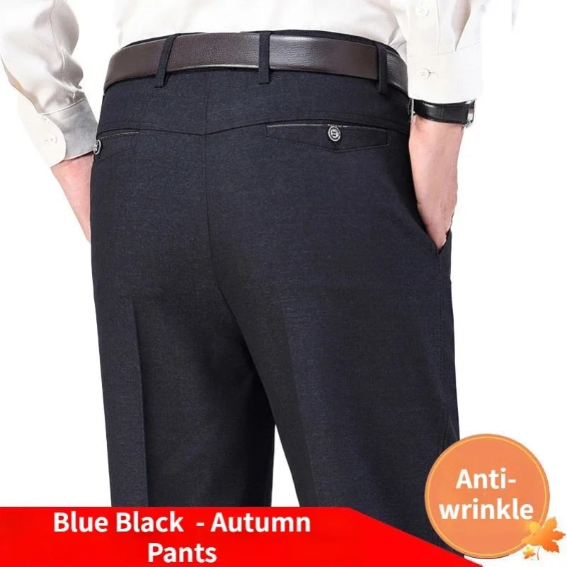 Mens Autumn Thick Casual Suit  - огляд і ціна Formal Trouser Stretch