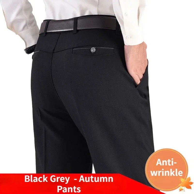 Mens Autumn Thick Casual Suit  - огляд і ціна Formal Trouser Stretch