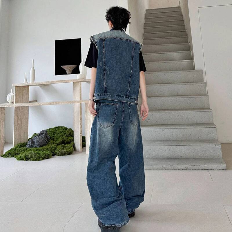 LUZHEN 2026 Summer Denim Two-p - огляд і ціна Men'S Fashion Jeans