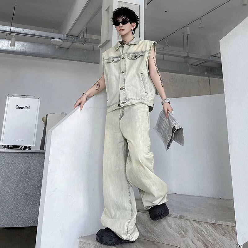 LUZHEN 2026 Summer Denim Two-p - огляд і ціна Men'S Fashion Jeans