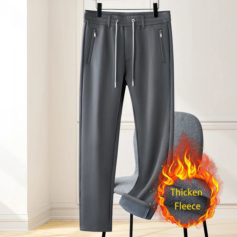 Sweat Pants Men Fleece Autumn  - огляд і ціна Mens Fashion Dark Grey Pants