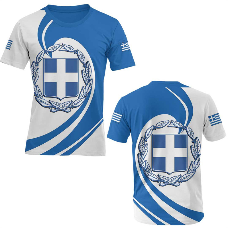 Greece Flag Map 3d Printed T S - огляд і ціна Men'S Fashion Greece