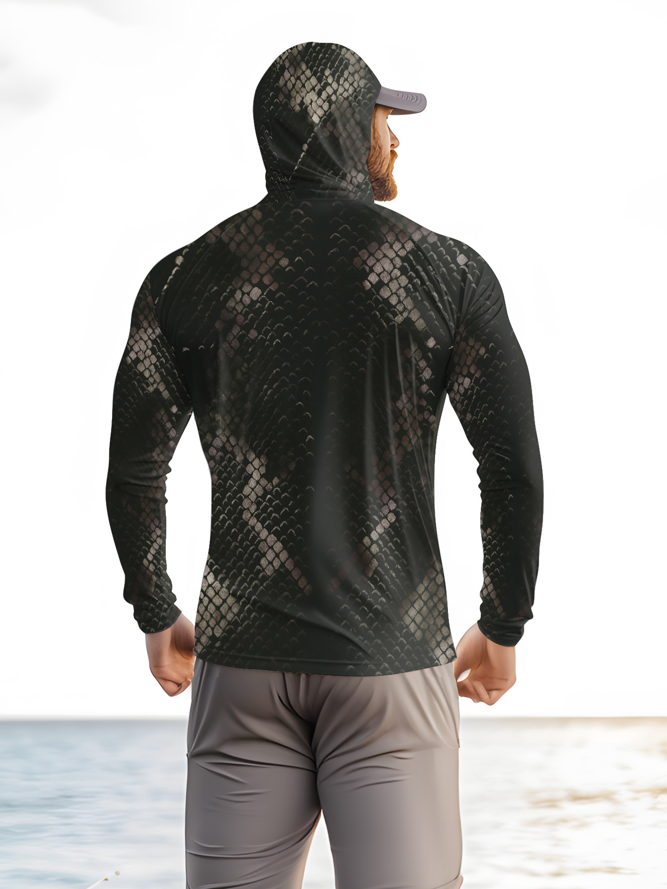 Men's Fishing Hooded Long-Slee - огляд і ціна Mens Fashion Summer