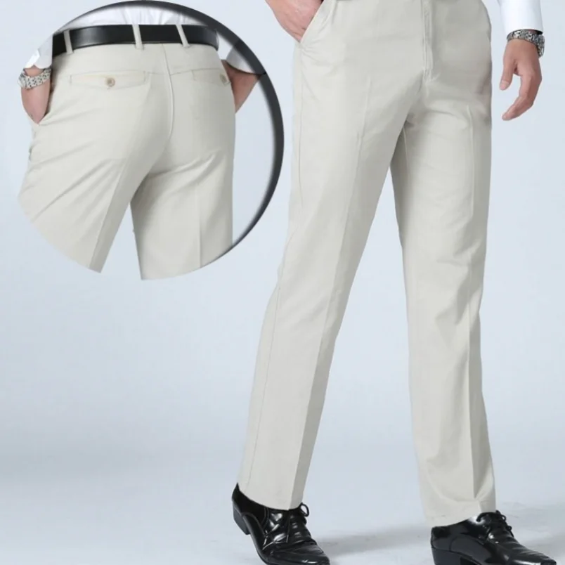 Men's Summer Thin Casual Suit  - огляд і ціна Formal Trouser Stretch