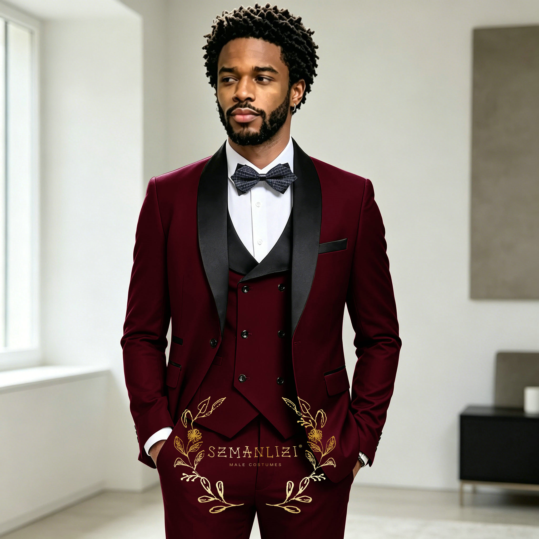 Dark Grey Men's Tuxedo Wedding - огляд і ціна Mens Fashion Dark Grey Pants