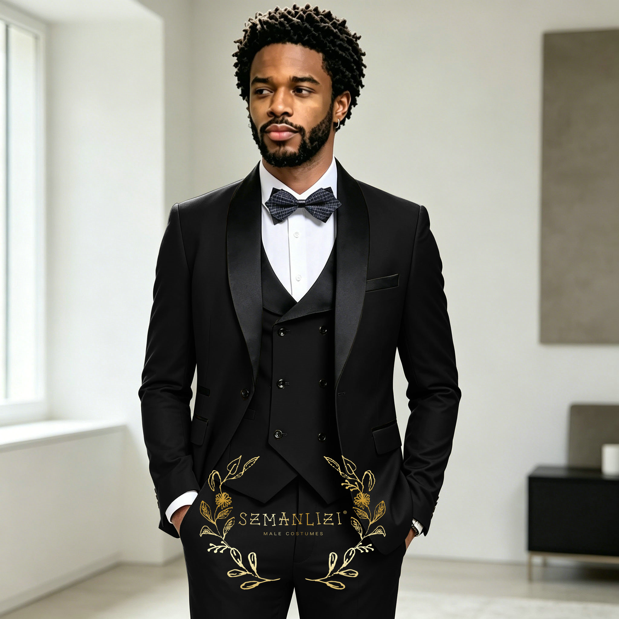 Dark Grey Men's Tuxedo Wedding - огляд і ціна Mens Fashion Dark Grey Pants