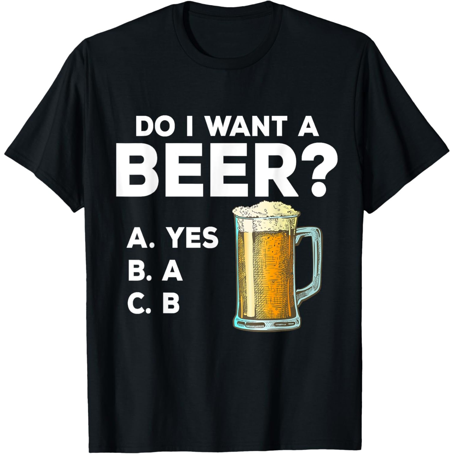Funny Beer Quiz Graphic T-Shir - огляд і ціна Men'S Fashion Quiz