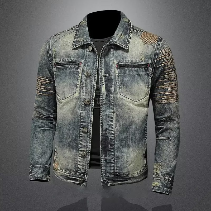 2025 winter denim jacket male  - огляд і ціна Men'S Fashion Jeans 2025